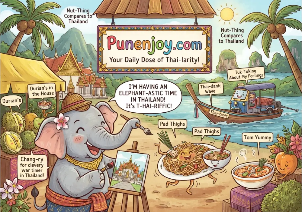 Clever Thailand Puns for Instagram
