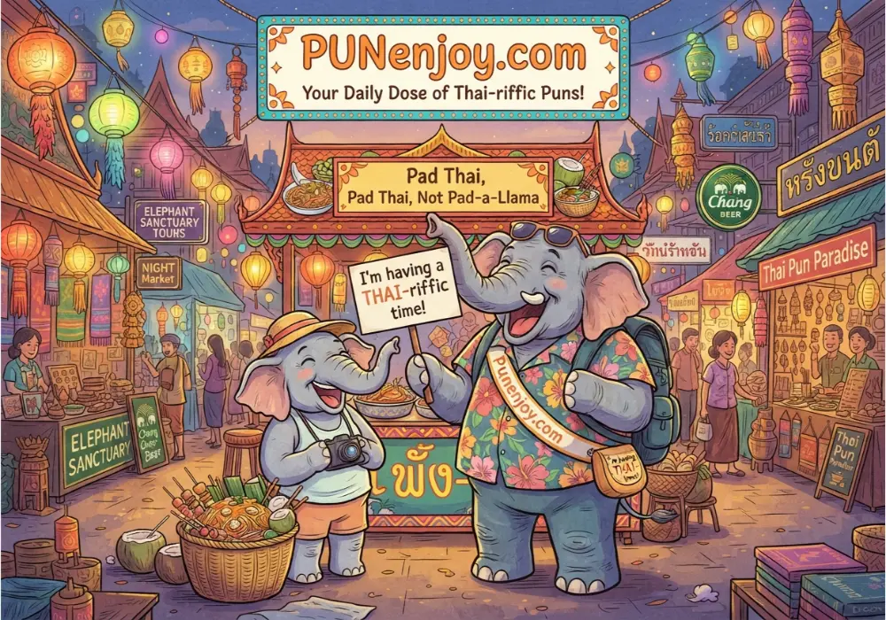 Funny Thailand Puns Captions