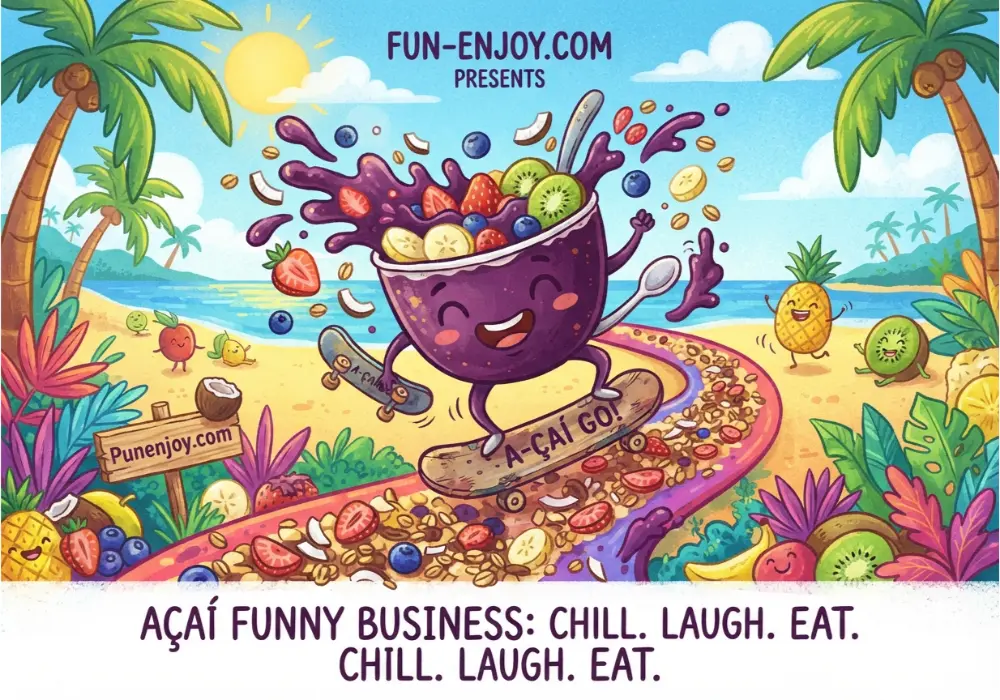 Funny Açaí Puns & Captions