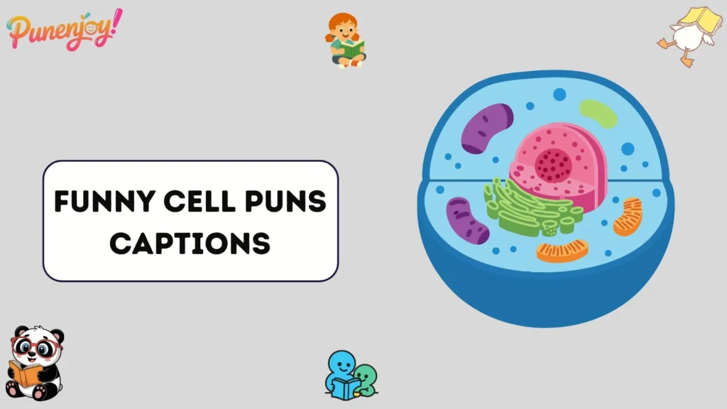 Funny Cell Puns Captions