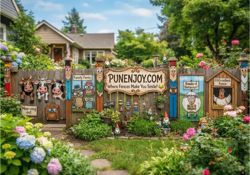 Funny Fence Puns Captions