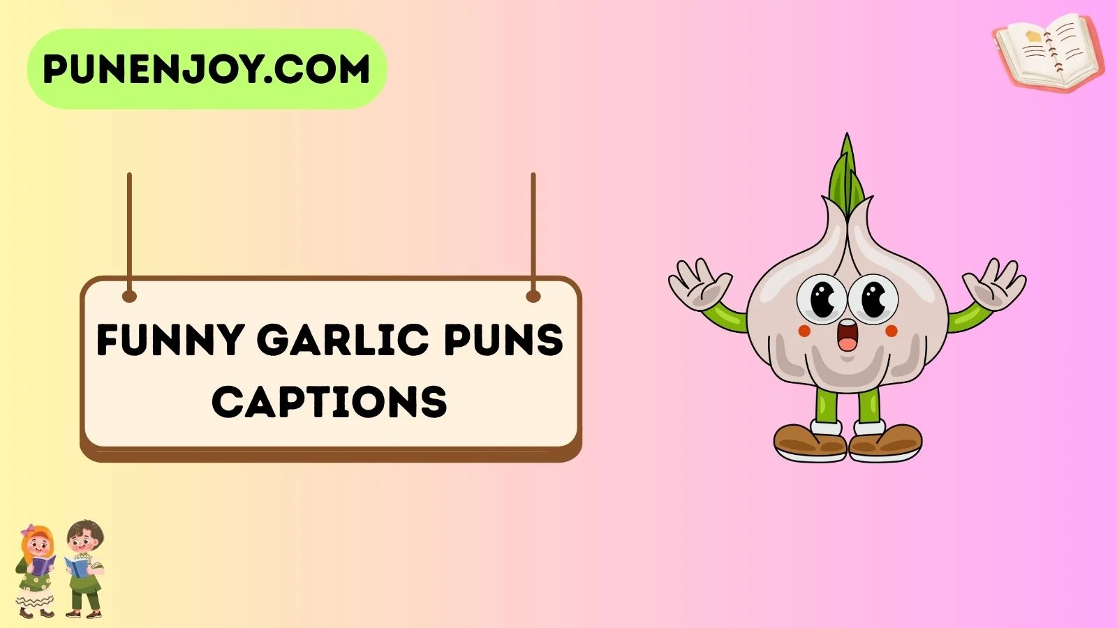 Funny Garlic Puns Captions