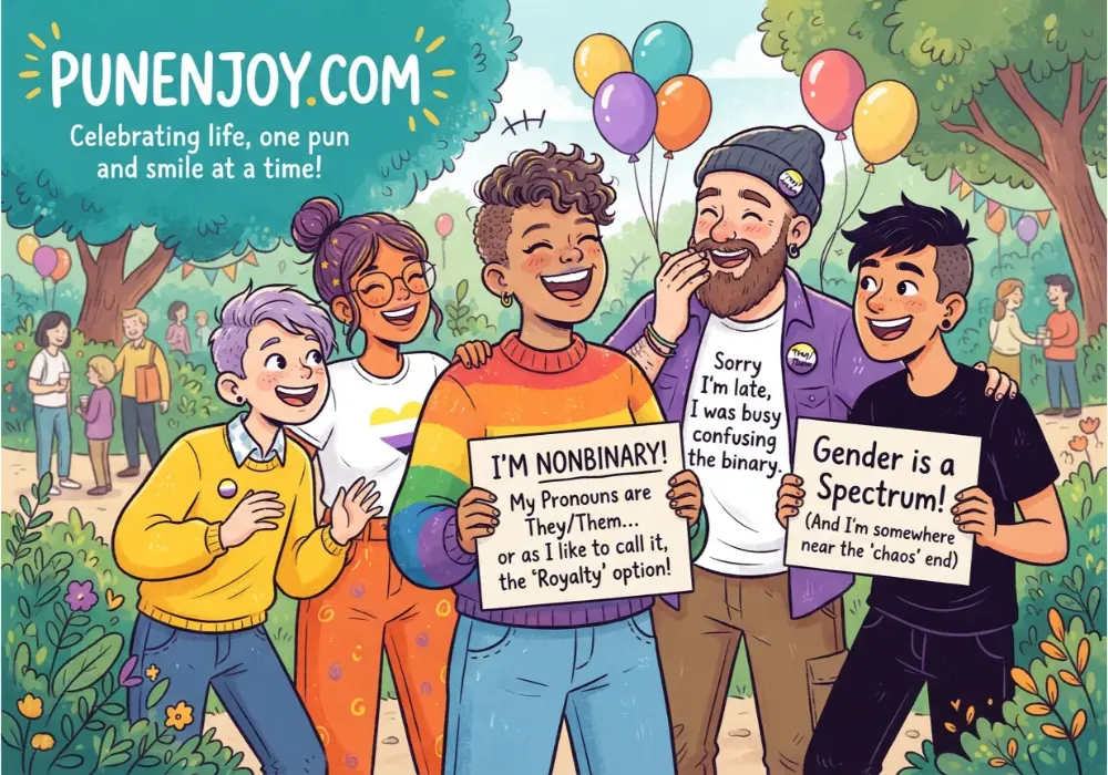 Funny Nonbinary Puns Captions