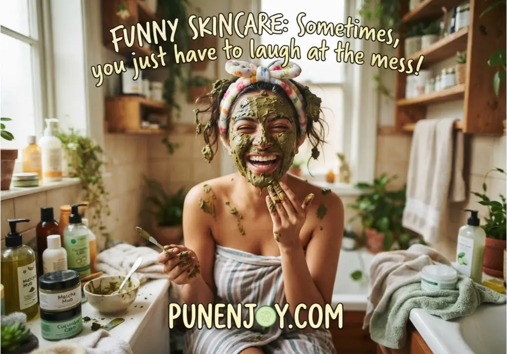Funny Skincare Puns Captions
