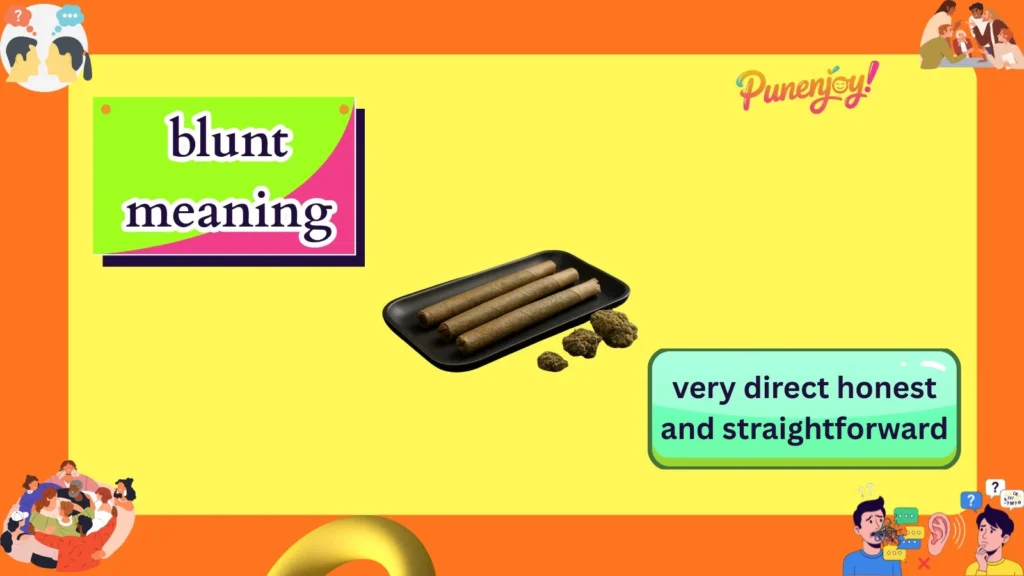 blunt meaning