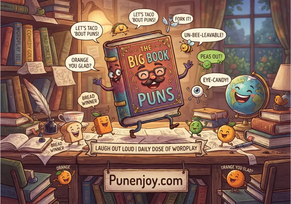 Funny Book Puns Captions