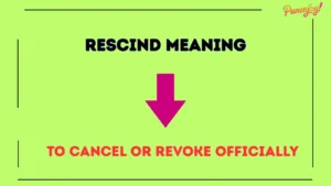 rescind meaning