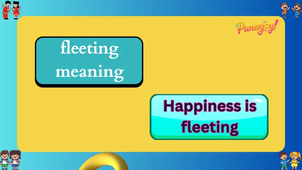 fleeting meaning