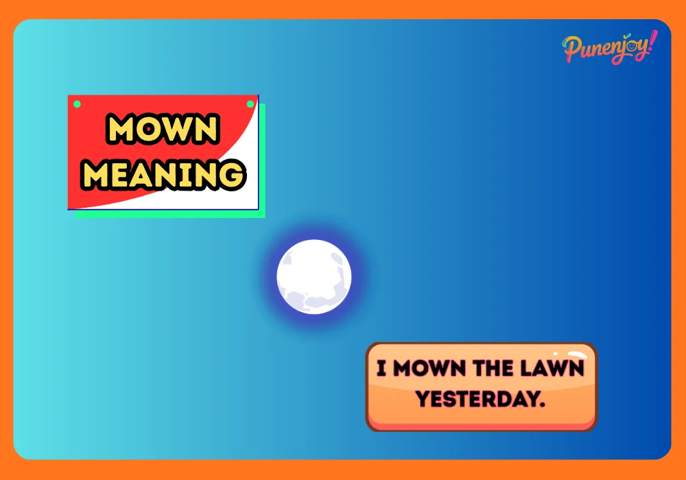 mown meaning