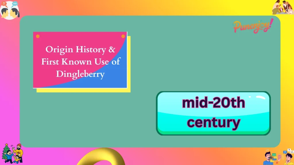 Origin History & First Known Use of Dingleberry