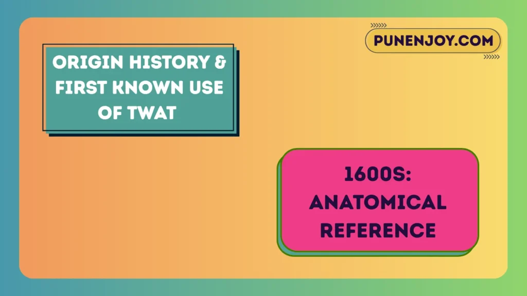 Origin History & First Known Use of  Twat 