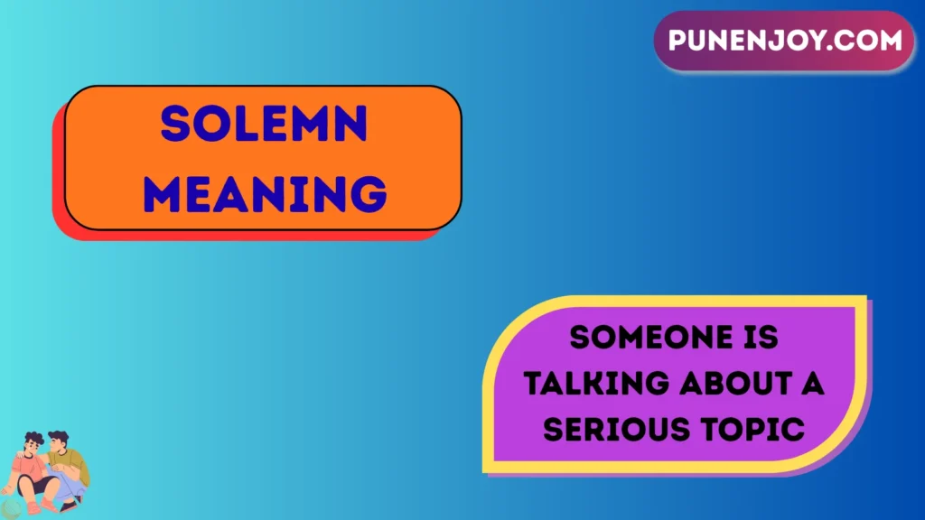 solemn meaning