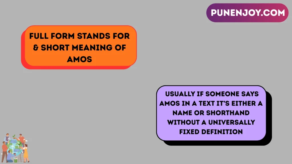Full Form Stands For & Short Meaning of Amos