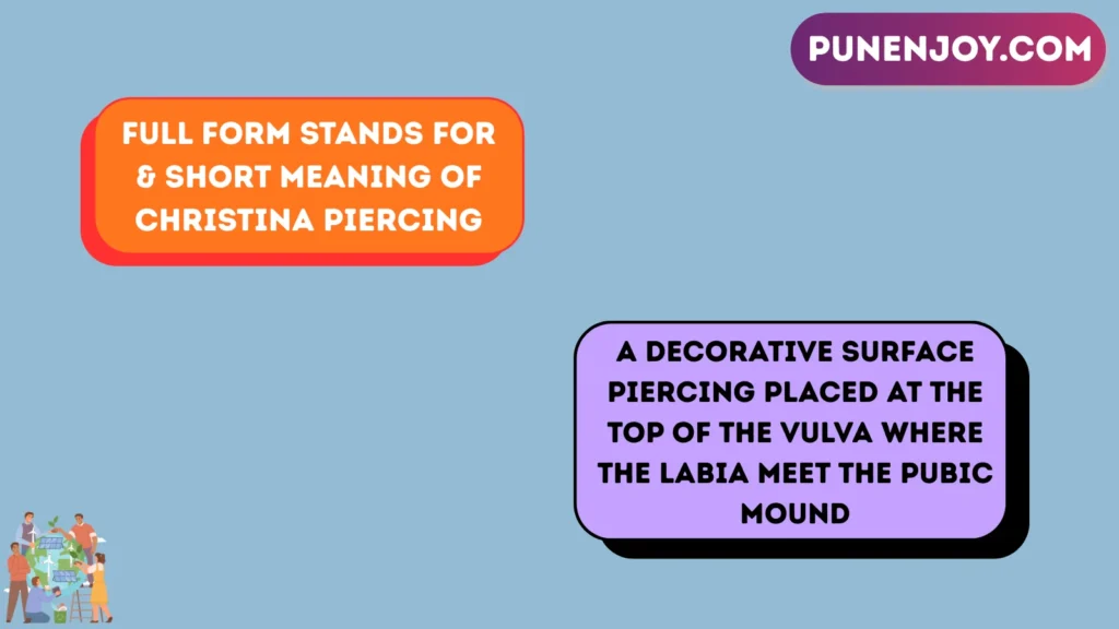 Full Form Stands For & Short Meaning of Christina Piercing