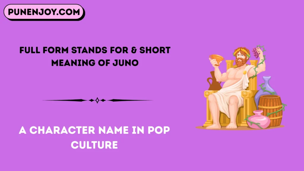 Full Form, Stands For & Short Meaning of Juno
