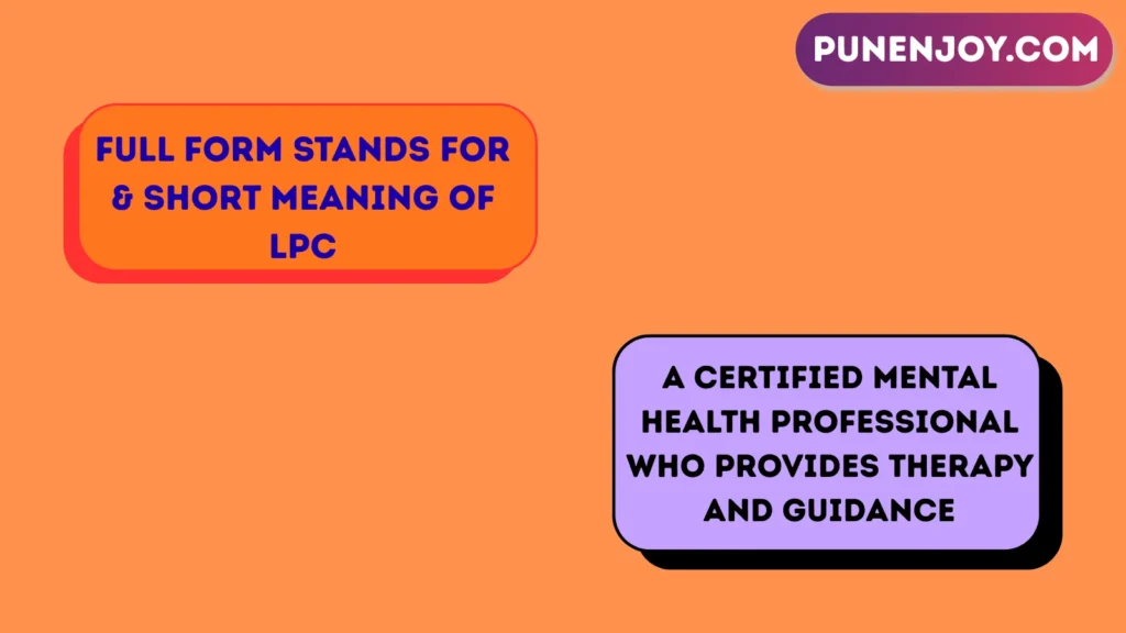Full Form Stands For & Short Meaning of LPC