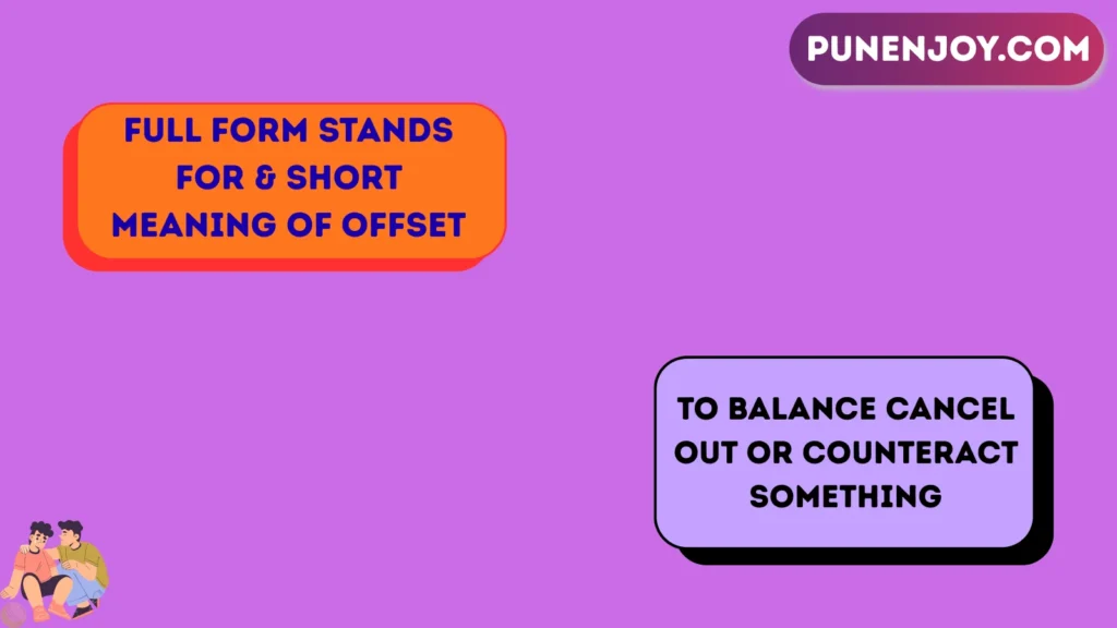 Full Form Stands For & Short Meaning of Offset