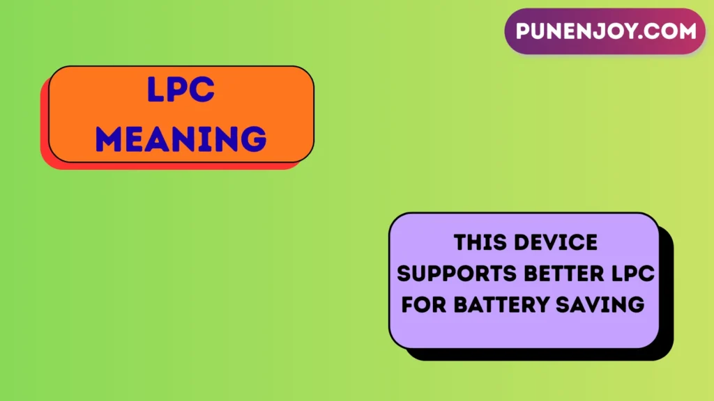 LPC meaning