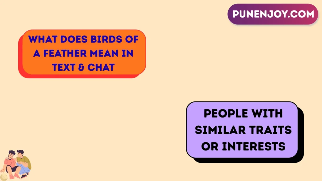 What Does Birds of a Feather Mean in Text & Chat