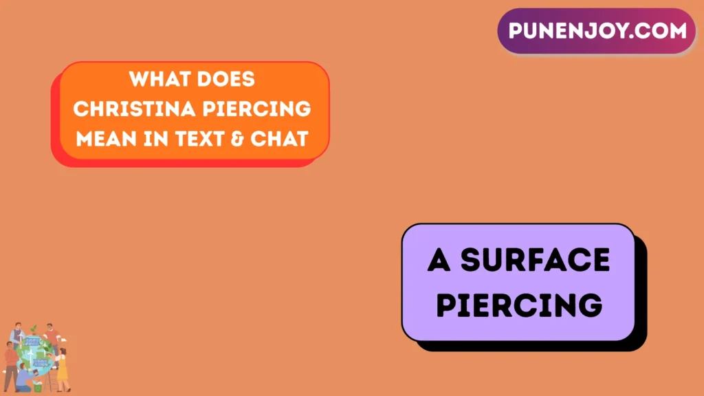 What Does Christina Piercing Mean in Text & Chat