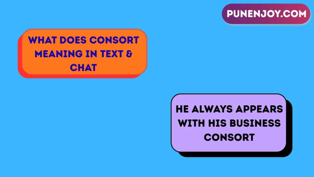What Does Consort Meaning in Text & Chat