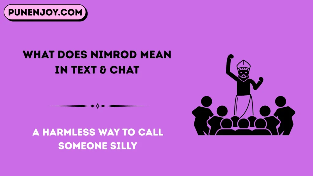 What Does Nimrod Mean in Text & Chat