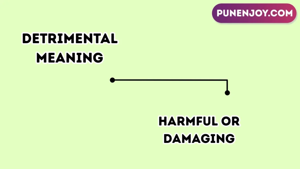 detrimental meaning