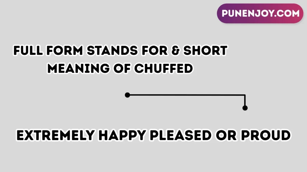 Full Form Stands For & Short Meaning of Chuffed