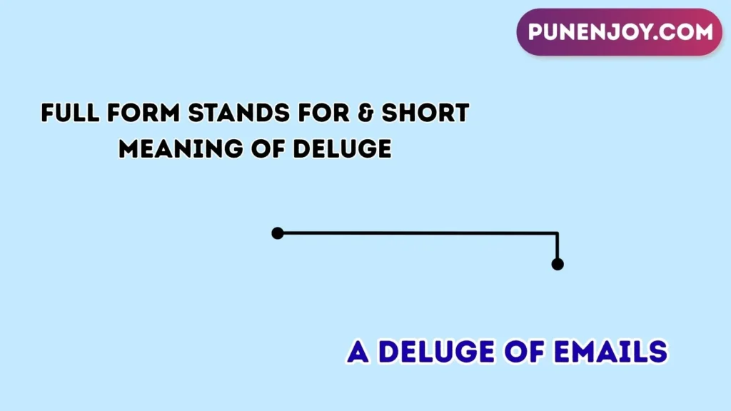 Full Form Stands For & Short Meaning of “Deluge”