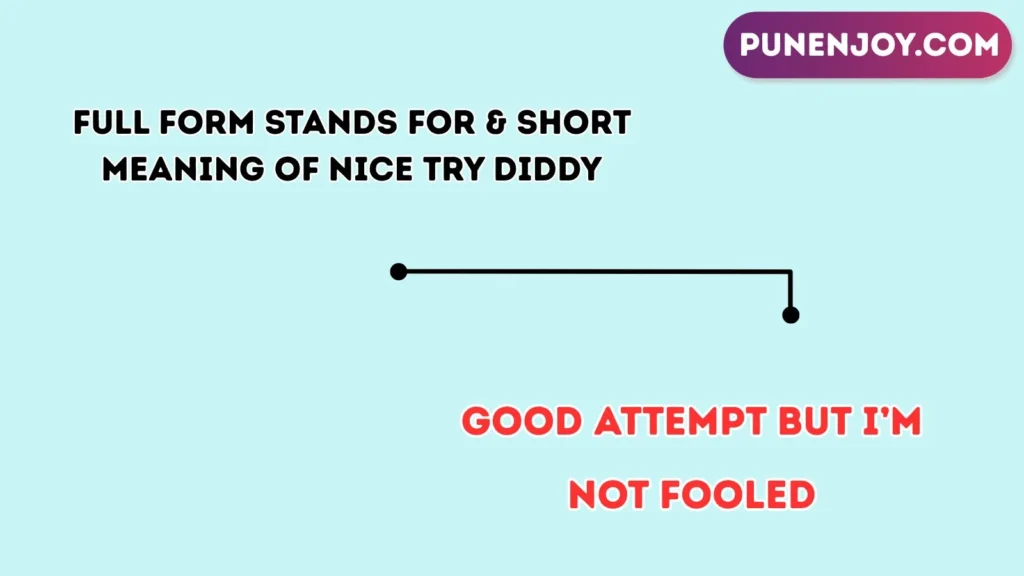 Full Form Stands For & Short Meaning of “Nice Try Diddy