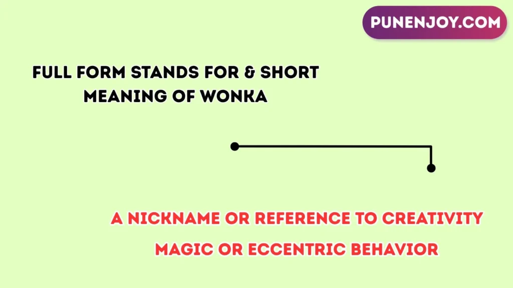 Full Form Stands For & Short Meaning of Wonka