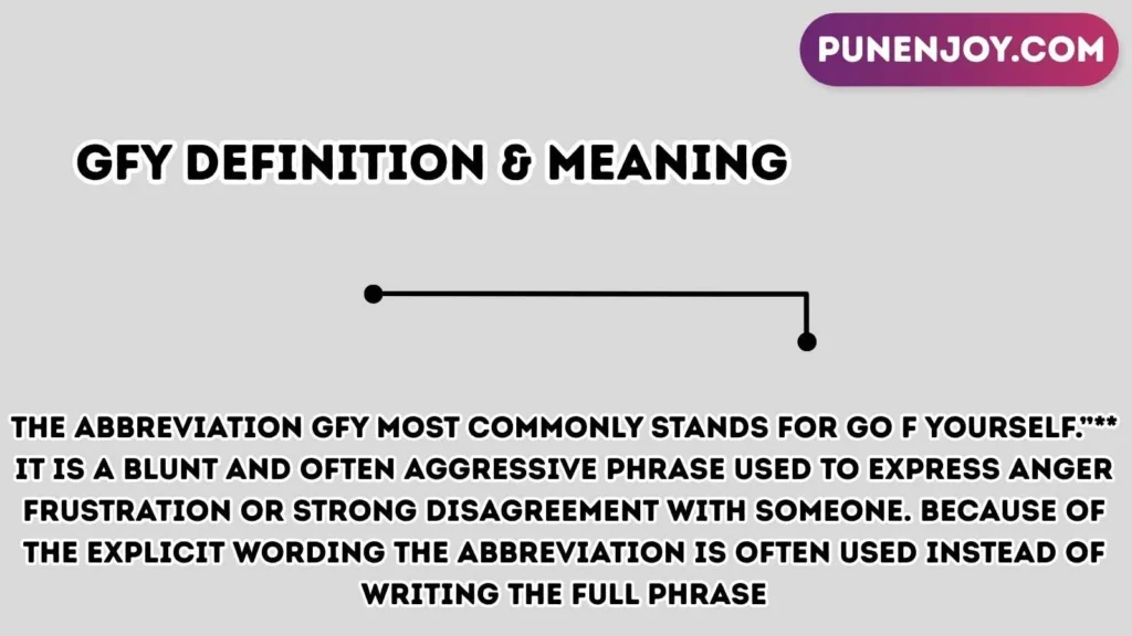 gfy Definition & Meaning