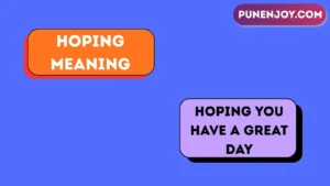 hoping meaning
