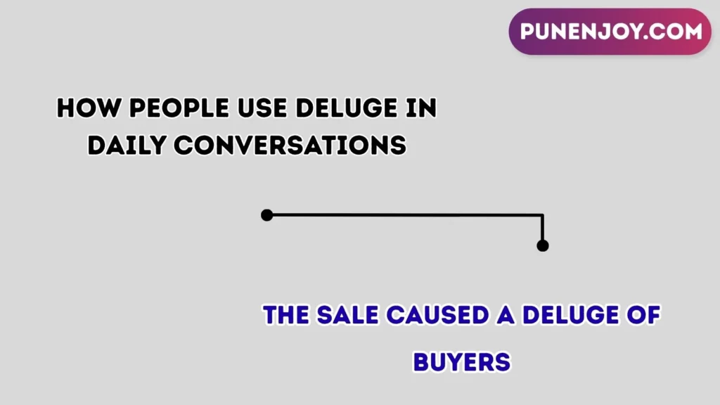 How People Use Deluge in Daily Conversations