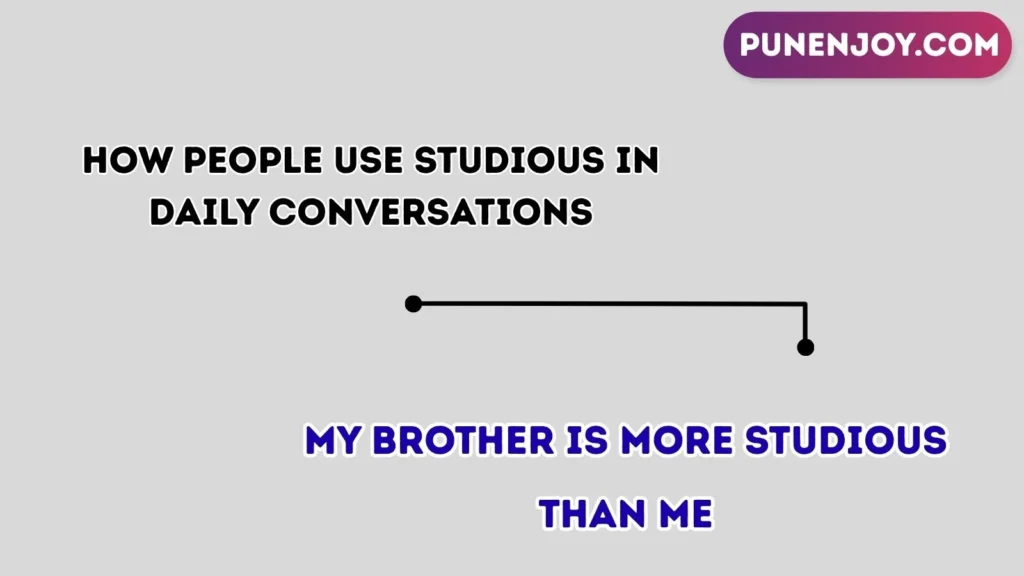 How People Use “Studious” in Daily Conversations