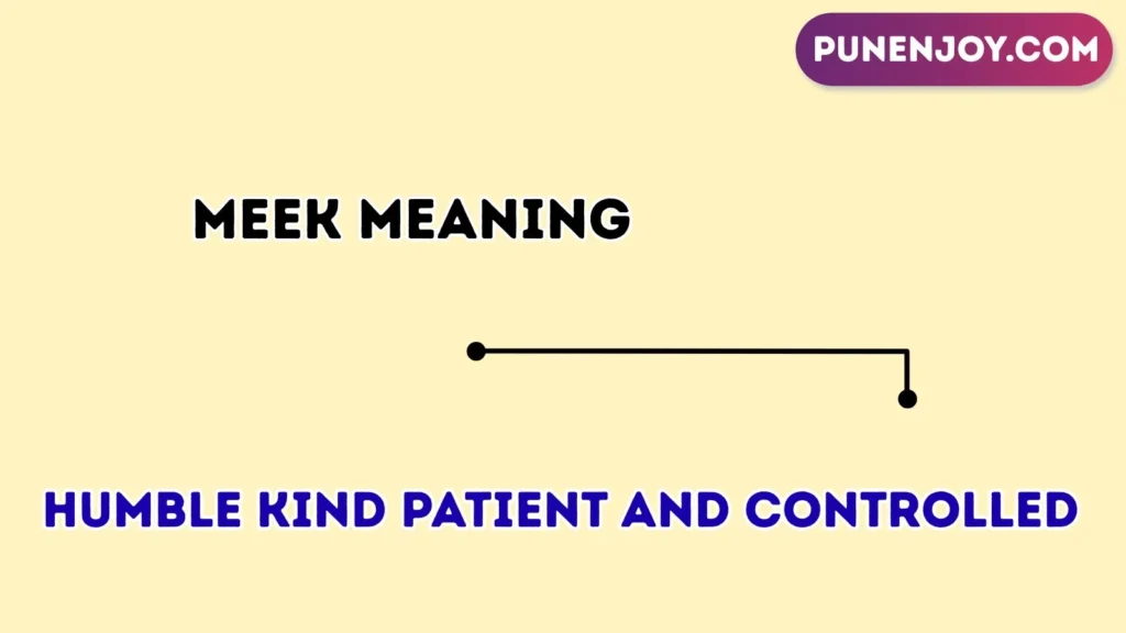 meek meaning