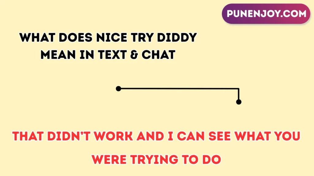What Does “Nice Try Diddy” Mean in Text & Chat