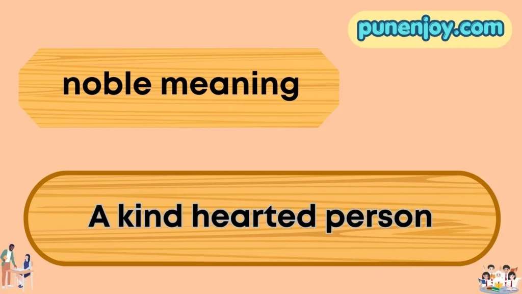 noble meaning