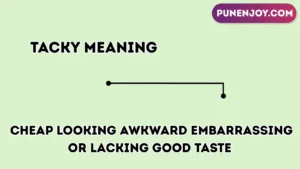 tacky meaning