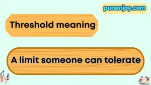 threshold meaning