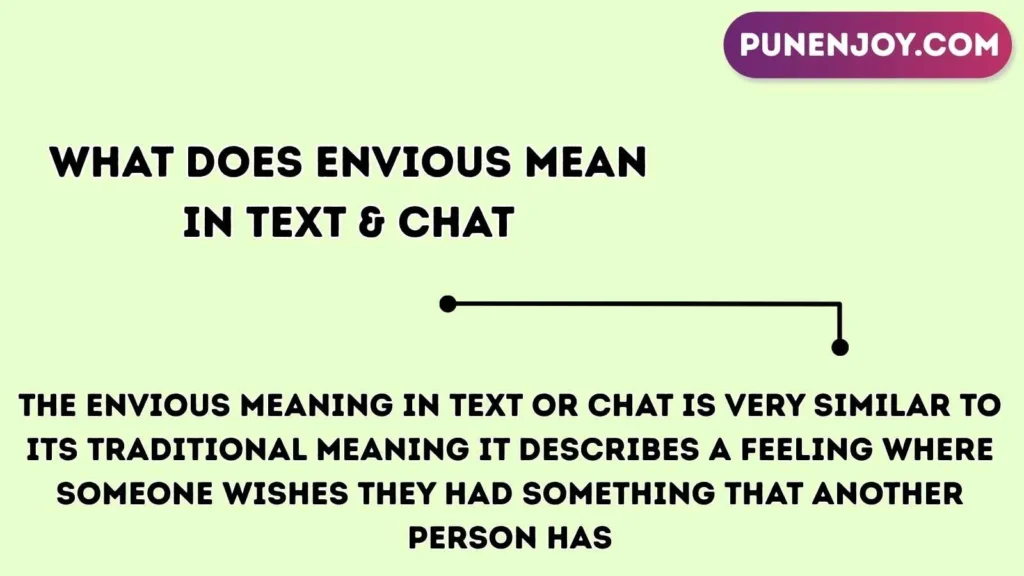 What Does Envious Mean in Text & Chat