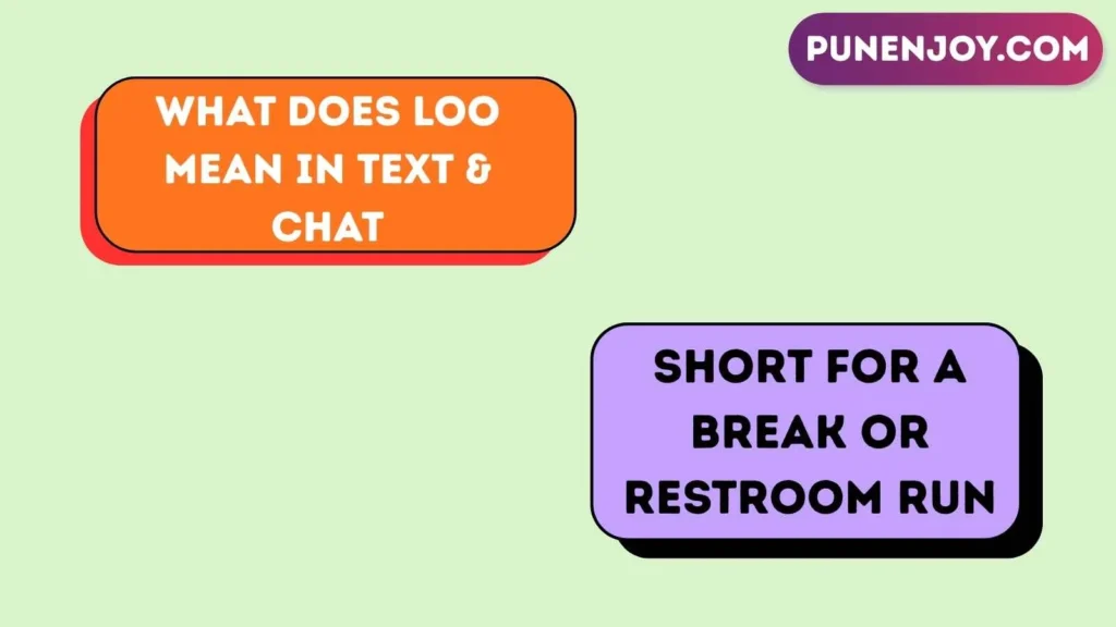 What Does Loo Mean in Text & Chat