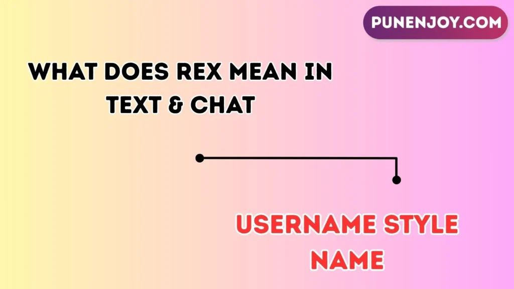 What Does Rex Mean in Text & Chat