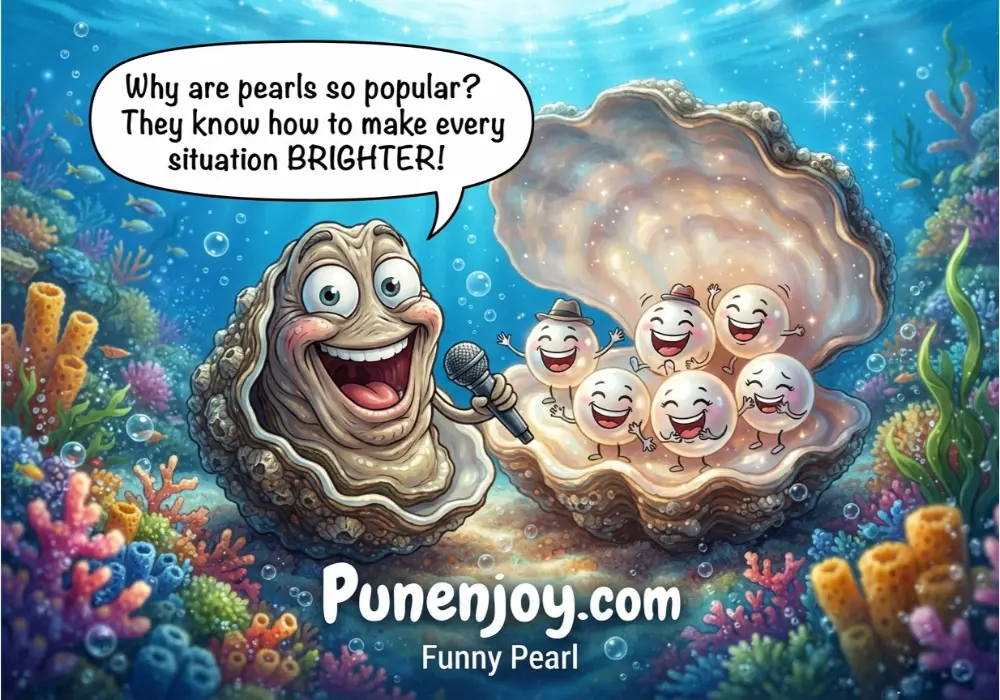 Funny Pearl Puns Captions
