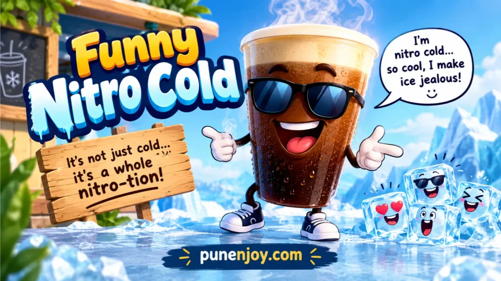Funny Nitro Cold Brew Puns Captions