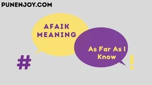 afaik meaning