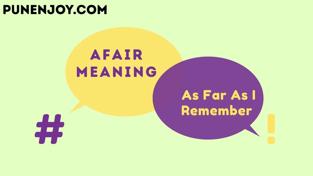afair meaning