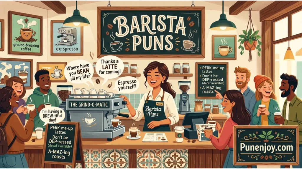 Barista Puns