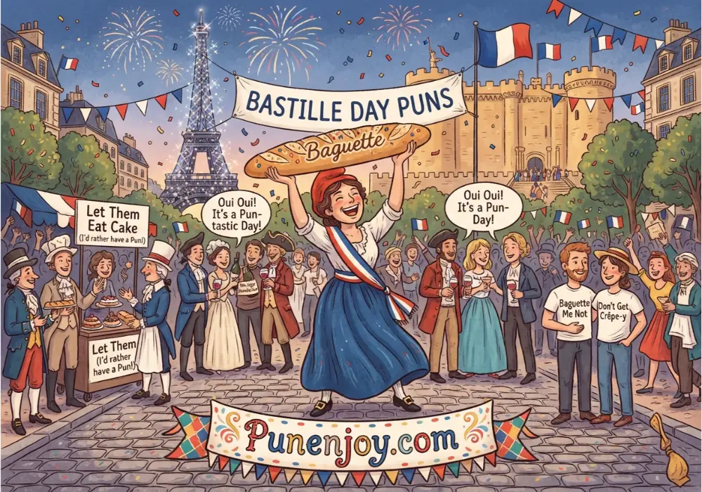 Bastille Day Puns