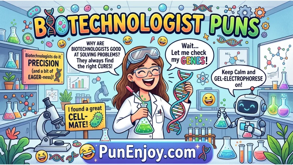 Biotechnologist Puns